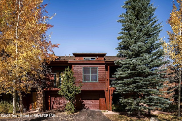 3723 W Michael Dr Unit 13, Teton Village, WY 83025 - view of front of house with an attached garage