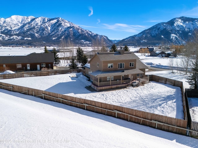 708 Palisades Ln, Alpine, WY 83128 - view of mountain feature