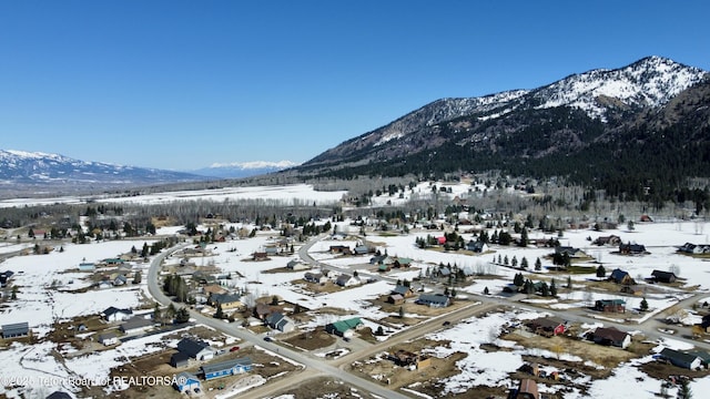 view of mountain feature