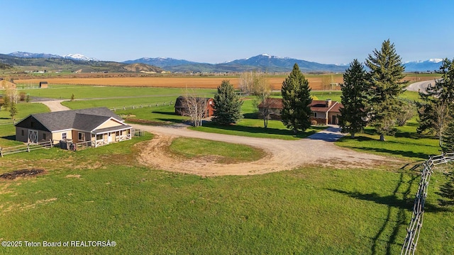 102295 US Highway 89, Thayne, WY 83127 - aerial view of sparsely populated area with a mountain backdrop