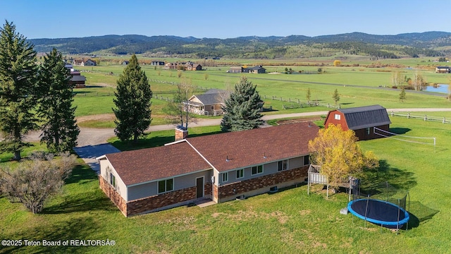 102295 US Highway 89, Thayne, WY 83127 - view of rural area with a mountain backdrop and a pastoral area