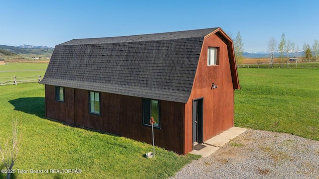 102295 US Highway 89, Thayne, WY 83127 - view of outbuilding with an outdoor structure and a view of countryside