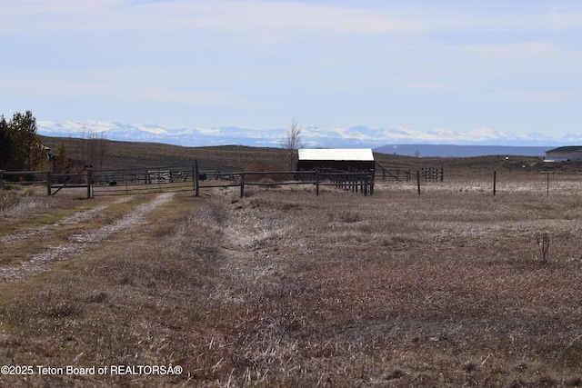15 E Elk Horn Rd, Daniel, WY 83115 - view of yard featuring a view of rural / pastoral area and an outbuilding