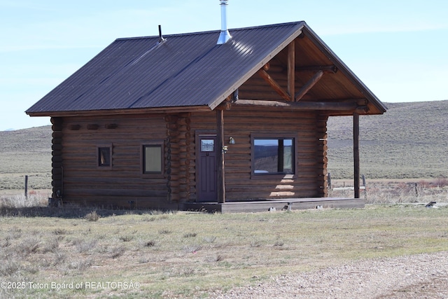 15 E Elk Horn Rd, Daniel, WY 83115 - cabin with log exterior