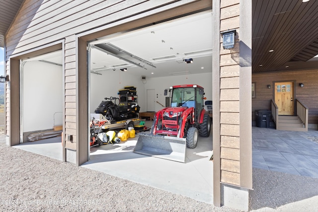 604 Falcon Dr, Alpine, WY 83128 - garage with a garage door opener