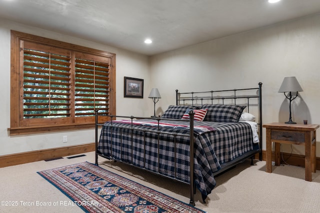4053 S Adams Rd, Driggs, ID 83422 - carpeted bedroom with recessed lighting and baseboards