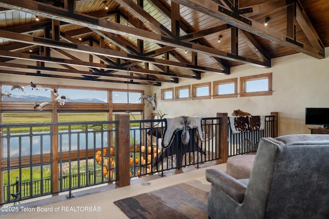 4053 S Adams Rd, Driggs, ID 83422 - horse barn featuring a water view