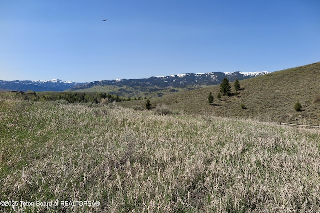 1710 E Porcupine Rd, Jackson, WY 83001 - view of mountain background with rural landscape