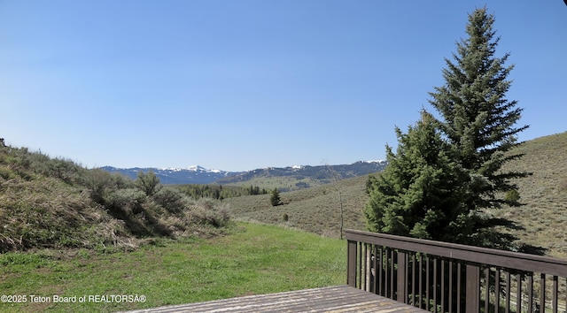 1710 E Porcupine Rd, Jackson, WY 83001 - view of mountain background