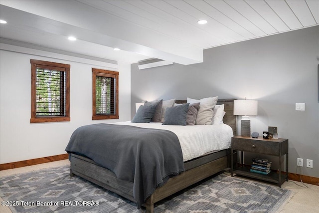 3375 W Killdeer Rd, Jackson, WY 83001 - bedroom featuring baseboards and recessed lighting