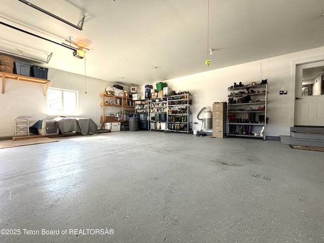 125 Wagon Rut Ln, Auburn, WY 83111 - garage with a garage door opener