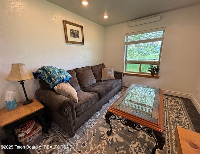 125 Wagon Rut Ln, Auburn, WY 83111 - living room with recessed lighting and baseboards