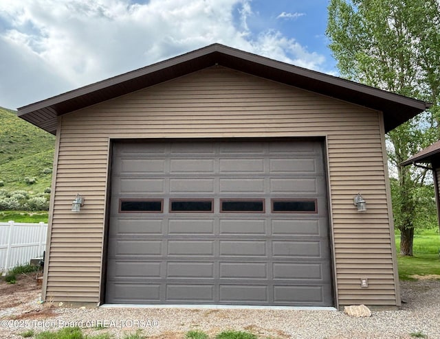 125 Wagon Rut Ln, Auburn, WY 83111 - view of detached garage