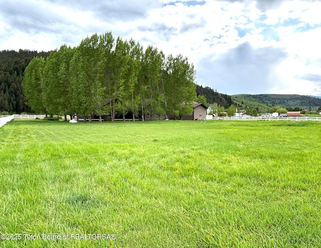 125 Wagon Rut Ln, Auburn, WY 83111 - view of yard featuring a view of countryside