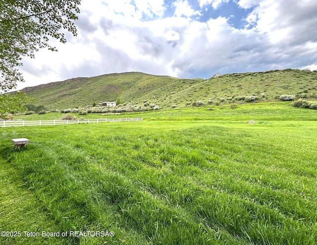 125 Wagon Rut Ln, Auburn, WY 83111 - view of mountain background featuring rural landscape