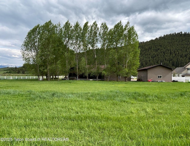 125 Wagon Rut Ln, Auburn, WY 83111 - view of yard featuring a view of trees