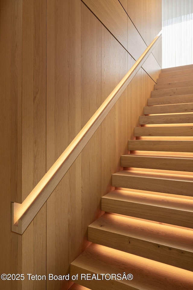 2205 W Pemmican Rd, Jackson, WY 83001 - stairs featuring a relaxing sauna