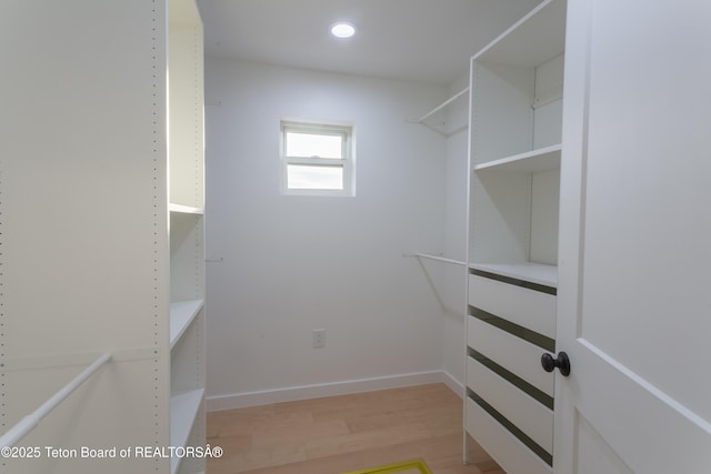 969 Caribou Peak Loop, Etna, WY 83118 - spacious closet featuring light wood-style flooring