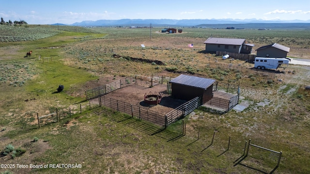 362 Snowmobile Ln, Daniel, WY 83115 - view of rural area with a mountain backdrop