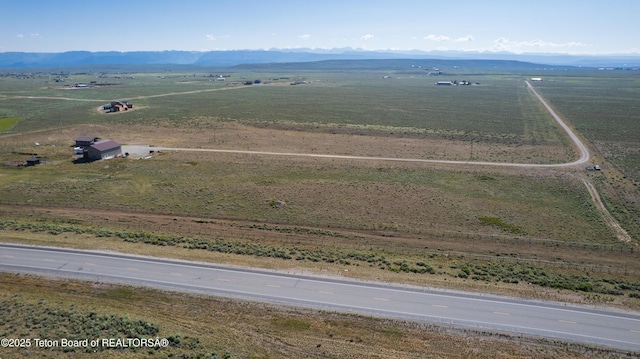 362 Snowmobile Ln, Daniel, WY 83115 - aerial view of sparsely populated area featuring mountains