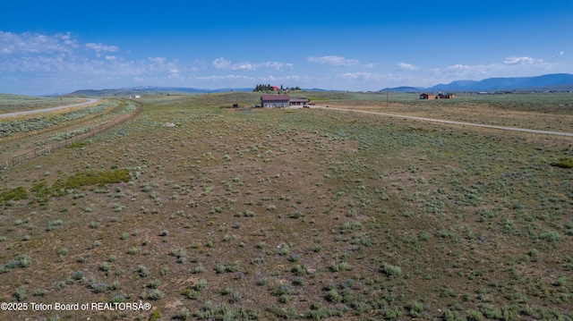 362 Snowmobile Ln, Daniel, WY 83115 - view of rural area with a mountainous background