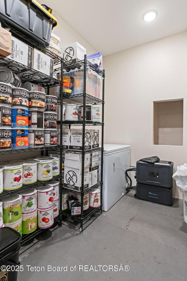 view of storage