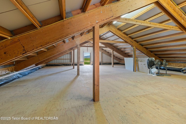 86 Hawks Rest Rd, Etna, WY 83118 - view of unfinished attic
