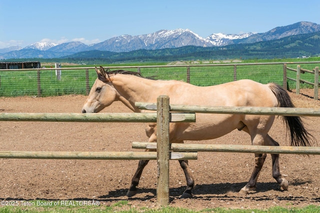 86 Hawks Rest Rd, Etna, WY 83118 - mountain view featuring rural landscape and a pastoral area
