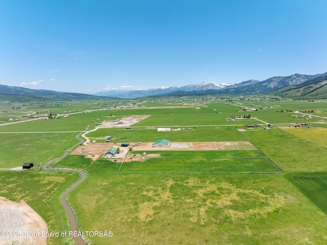 86 Hawks Rest Rd, Etna, WY 83118 - aerial view of sparsely populated area featuring a mountainous background