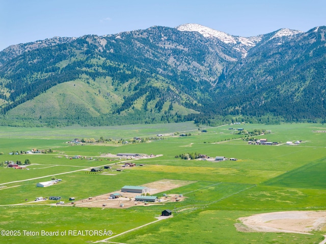 86 Hawks Rest Rd, Etna, WY 83118 - view of mountain backdrop with rural landscape and a pastoral area