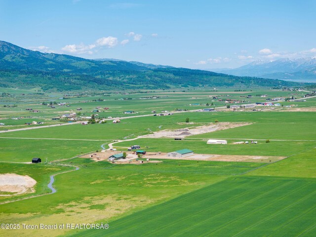 86 Hawks Rest Rd, Etna, WY 83118 - overview of rural landscape featuring a mountain backdrop