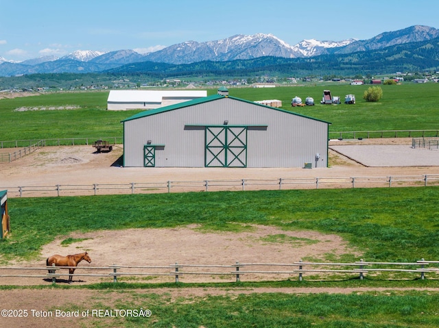 86 Hawks Rest Rd, Etna, WY 83118 - mountain view featuring rural landscape and agricultural land