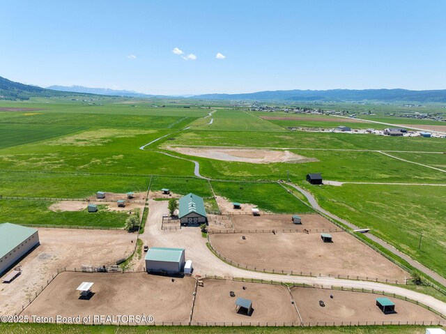 86 Hawks Rest Rd, Etna, WY 83118 - overview of rural landscape with a mountainous background