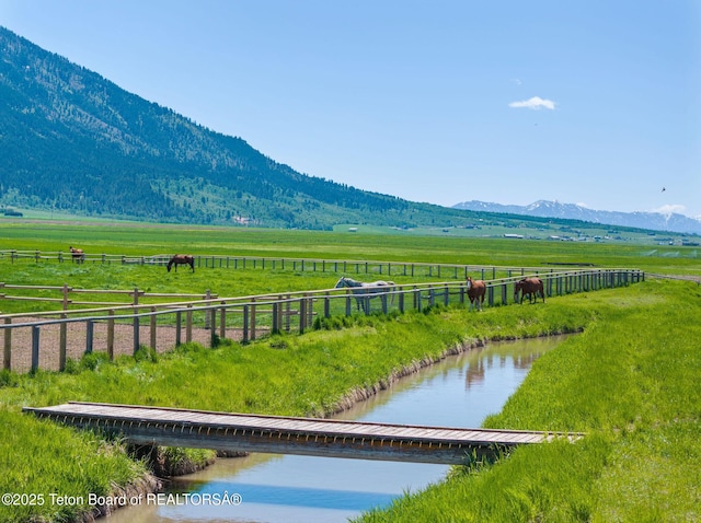 86 Hawks Rest Rd, Etna, WY 83118 - view of mountain background with rural landscape and a pastoral area