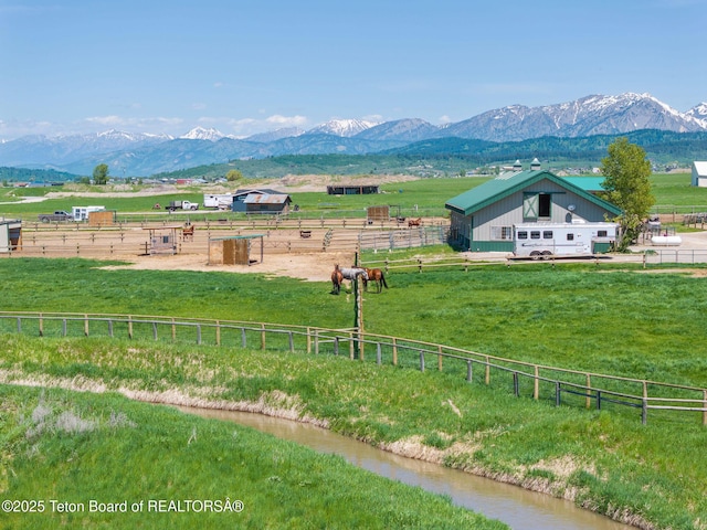 86 Hawks Rest Rd, Etna, WY 83118 - view of mountain background with rural landscape and agricultural land