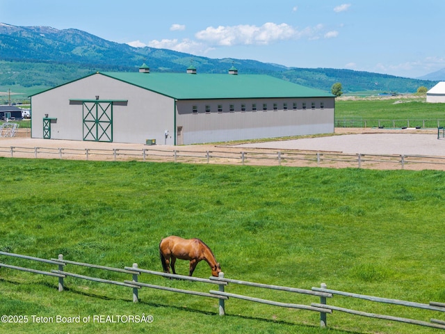 86 Hawks Rest Rd, Etna, WY 83118 - view of mountain backdrop featuring rural landscape and a pastoral area