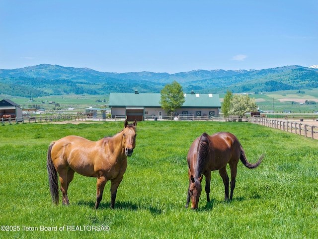 86 Hawks Rest Rd, Etna, WY 83118 - view of mountain background featuring rural landscape and a pastoral area