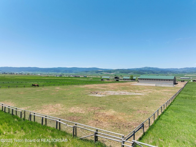 86 Hawks Rest Rd, Etna, WY 83118 - view of mountain backdrop with rural landscape and a pastoral area