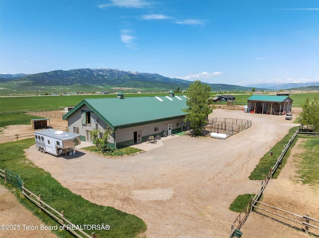 86 Hawks Rest Rd, Etna, WY 83118 - overview of rural landscape with a mountain backdrop