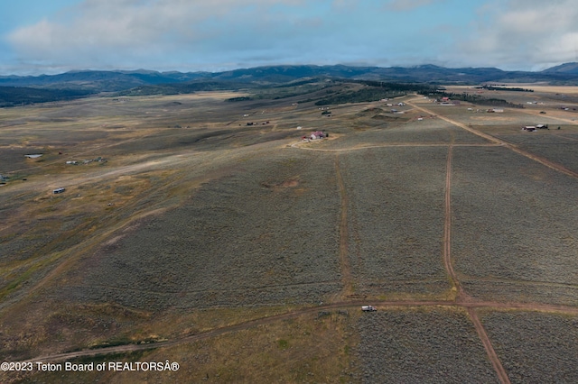 4 Beaver Ridge Rd, Daniel, WY 83115 - aerial view featuring a mountain view and a rural view