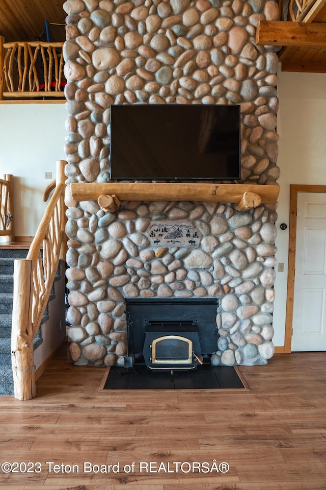 4 Beaver Ridge Rd, Daniel, WY 83115 - details with wood finished floors