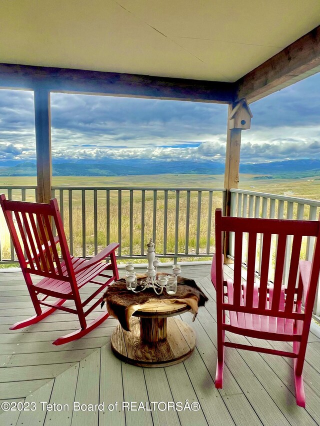 4 Beaver Ridge Rd, Daniel, WY 83115 - view of balcony