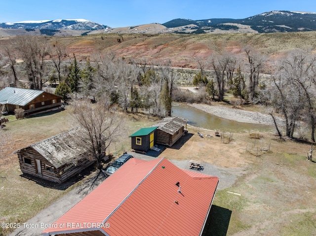611 W Ramshorn St, Dubois, WY 82513 - aerial view of mountains