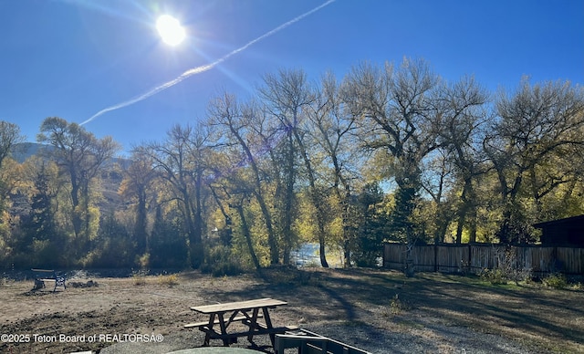 611 W Ramshorn St, Dubois, WY 82513 - view of yard featuring fence