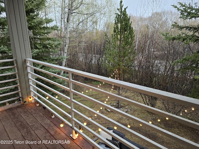view of deck