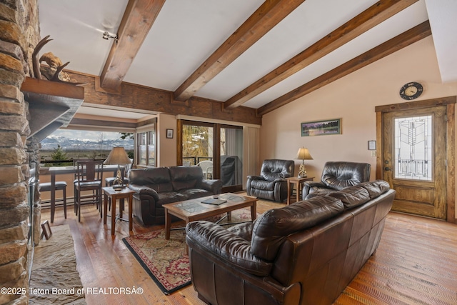 7250 N Rachel Way Unit 6, Teton Village, WY 83025 - living room with hardwood / wood-style flooring and a baseboard heating unit