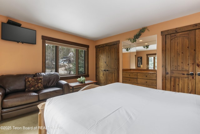 7250 N Rachel Way Unit 6, Teton Village, WY 83025 - bedroom with multiple windows