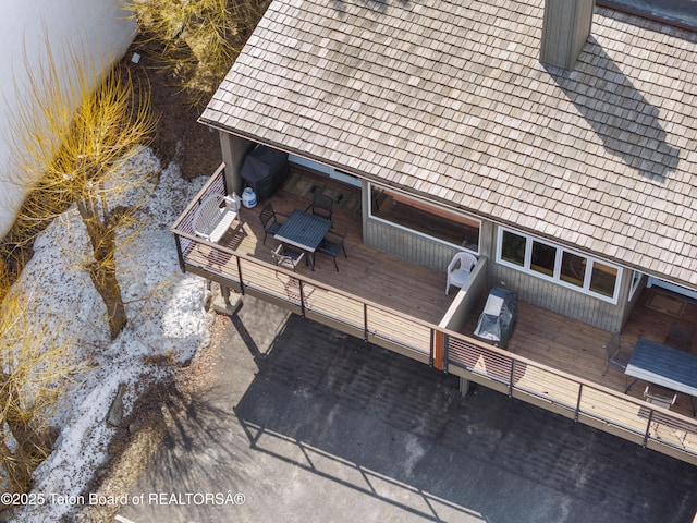 7250 N Rachel Way Unit 6, Teton Village, WY 83025 - view from above of property