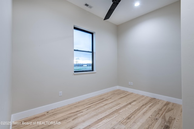 4444 Tails Down Rd, Tetonia, ID 83452 - spare room with wood finished floors, baseboards, and a ceiling fan