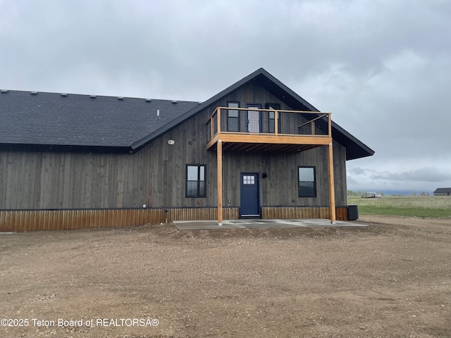 4444 Tails Down Rd, Tetonia, ID 83452 - view of front of home featuring a balcony